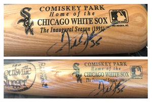 Frank Thomas Signed Autographed Full-Sized Comiskey Park Inaugural Season Baseball Bat (SA COA)