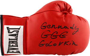 Gennady "GGG" Golovkin Signed Autographed Everlast Boxing Glove (Fanatics COA)