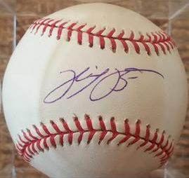 Michael Barrett Signed Autographed Official Major League OML Baseball (SA COA)