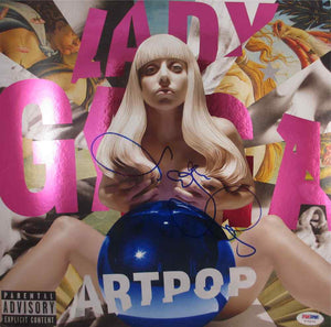 Lady Gaga Signed Autographed "Artpop" Record Album (PSA/DNA COA)