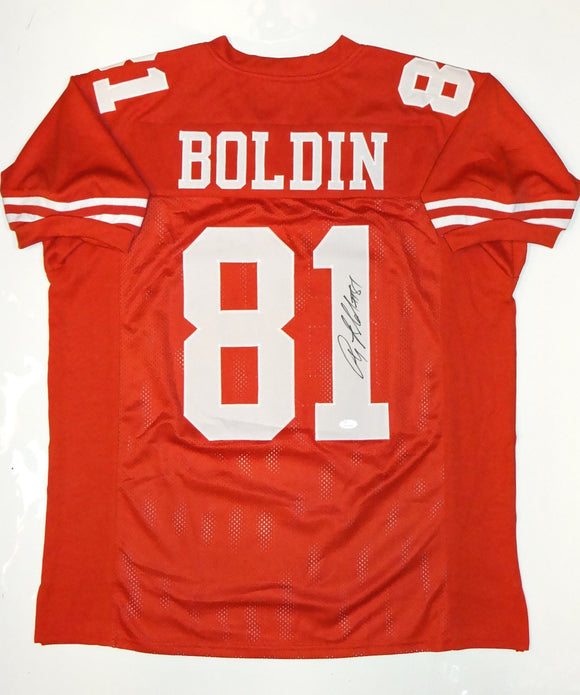Anquan Boldin Signed Autographed San Francisco 49ers Football Jersey (JSA COA)