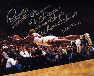 Dennis Rodman Signed Autographed Glossy 16x20 Photo Chicago Bulls (ASI COA)