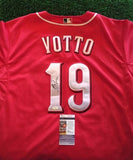 Joey Votto Signed Autographed Cincinnati Reds Baseball Jersey (JSA COA)