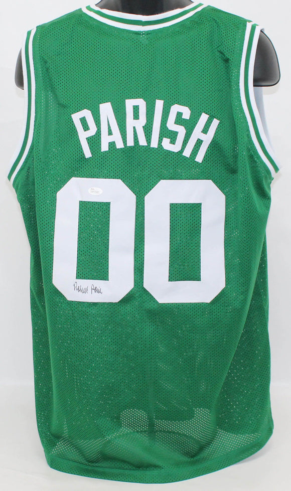 Robert Parish Signed Autographed Boston Celtics Basketball Jersey (JSA COA)