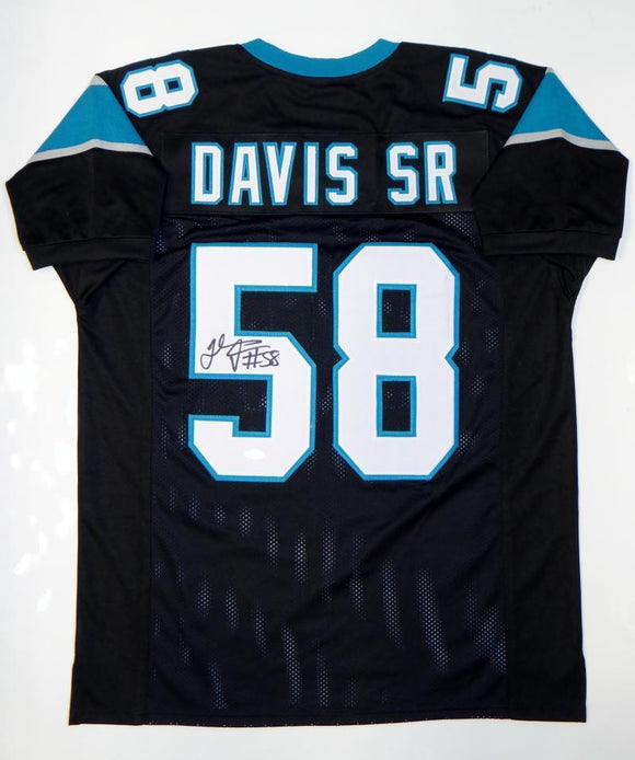 Thomas Davis, Sr. Signed Autographed Carolina Panthers Football Jersey (JSA COA)