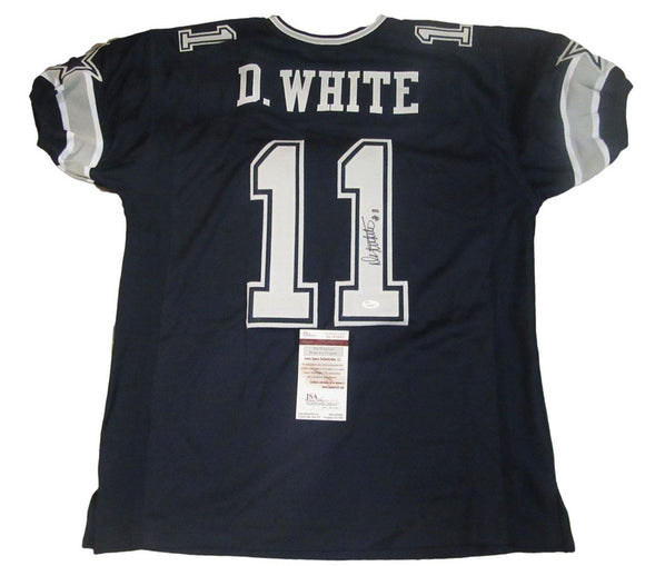 Danny White Signed Autographed Dallas Cowboys Football Jersey (JSA COA)