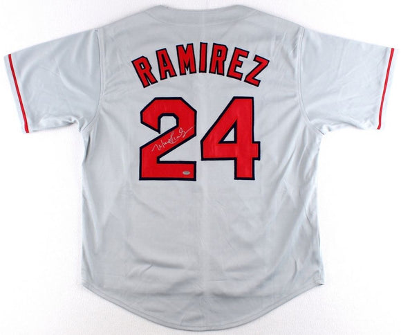 Manny Ramirez Signed Autographed Boston Red Sox Baseball Jersey (JSA COA)