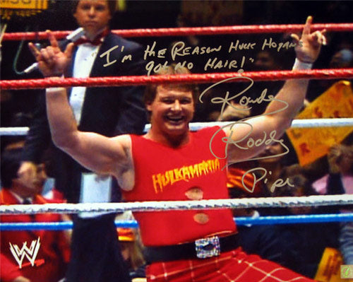 Rowdy Roddy Piper Signed Autographed Glossy 16x20 Photo With 