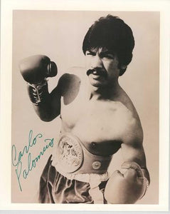 Carlos Palomino Signed Autographed Glossy 8x10 Photo (SA COA)