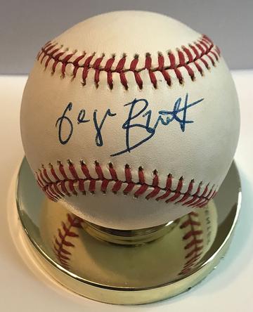 George Brett Signed Autographed Official American League OAL Baseball (SA COA)