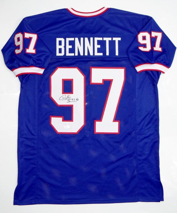 Cornelius Bennett Signed Autographed Buffalo Bills Football Jersey (JSA COA)
