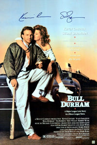 Kevin Costner & Susan Sarandon Signed Autographed "Bull Durham" 24x36 Movie Poster (ASI COA)