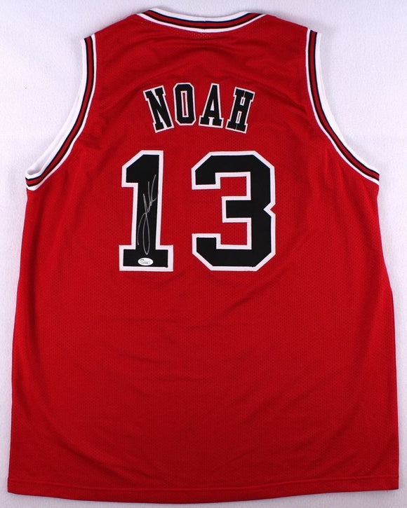 Joakim Noah Signed Autographed Chicago Bulls Basketball Jersey (JSA COA)
