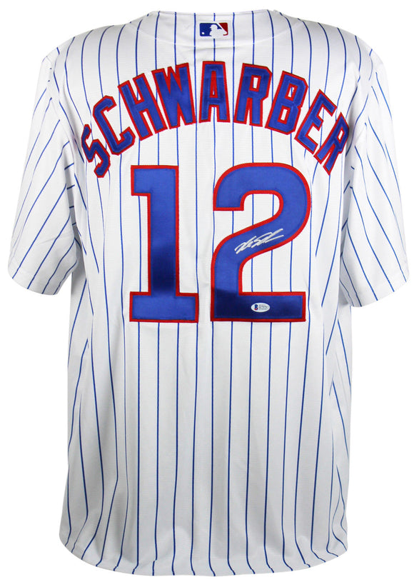 Kyle Schwarber Signed Autographed Chicago Cubs Baseball Jersey (Beckett COA)