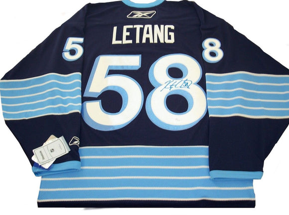 Kris Letang Signed Autographed Pittsburgh Penguins Hockey Jersey (JSA COA)