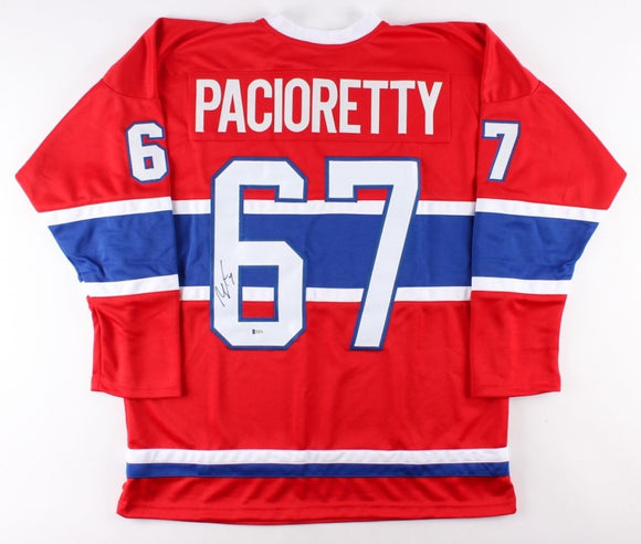 Max Pacioretty Signed Autographed Montreal Canadiens Hockey Jersey (JSA COA)