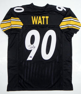 T.J. Watt Signed Autographed Pittsburgh Steelers Football Jersey (JSA COA)