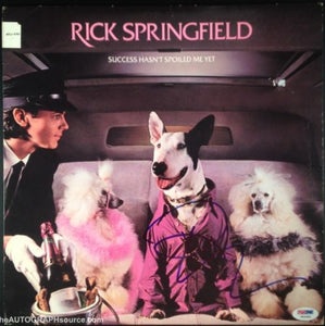 Rick Springfield Signed Autographed "Success Hasn't Spoiled Me Yet" Record Album (PSA/DNA COA)