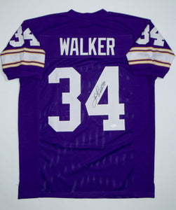 Herschel Walker Signed Autographed Minnesota Vikings Football Jersey (JSA COA)