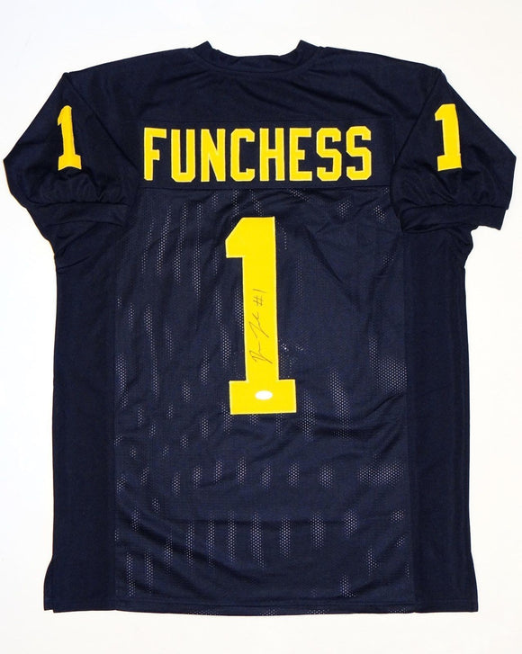Devin Funchess Signed Autographed Michigan Wolverines Football Jersey (JSA COA)