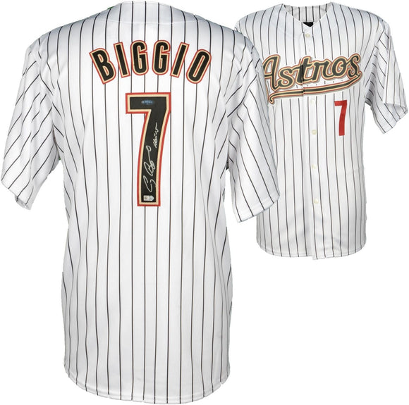 Craig Biggio Signed Autographed Houston Astros Baseball Jersey