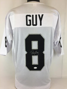 Ray Guy Signed Autographed Oakland Raiders Football Jersey (JSA COA)
