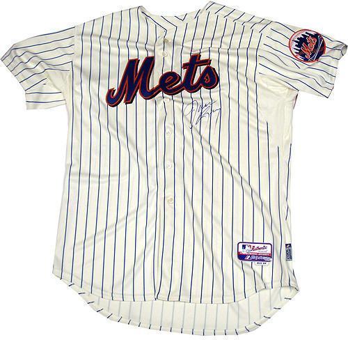 Jason Bay Signed Autographed New York Mets Baseball Jersey (Steiner COA)
