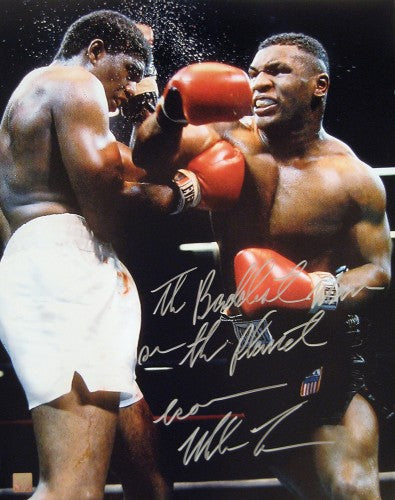 Mike Tyson Signed Autographed 