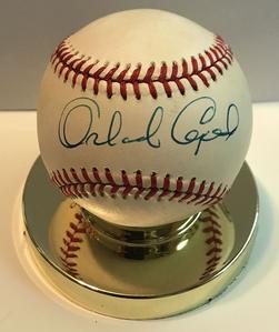 Orlando Cepeda Signed Autographed Official National League ONL Baseball (SA COA)