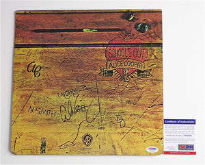 Alice Cooper Signed Autographed "School's Out" Record Album (PSA/DNA COA)
