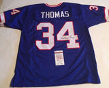 Thurman Thomas Signed Autographed Buffalo Bills Football Jersey (JSA COA)