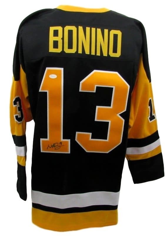 Nick Bonino Signed Autographed Pittsburgh Penguins Hockey Jersey (JSA COA)