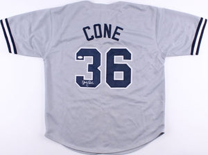 David Cone Signed Autographed New York Yankees Baseball Jersey (JSA COA)