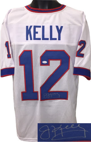 Jim Kelly Signed Autographed Buffalo Bills Football Jersey (JSA COA)