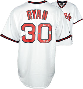 Nolan Ryan Signed Autographed California Angels Baseball Jersey (MLB Authenticated)