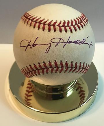 Harvey Haddix Signed Autographed Official National League ONL Baseball (SA COA)