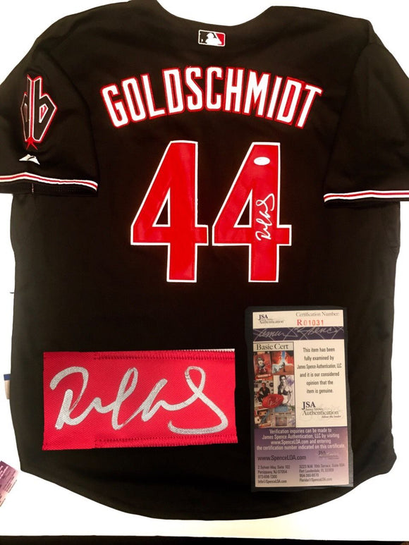 Paul Goldschmidt Signed Autographed Arizona Diamondbacks Baseball Jersey (JSA COA)