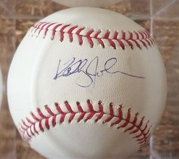 Kelly Johnson Signed Autographed Official Major League OML Baseball (SA COA)