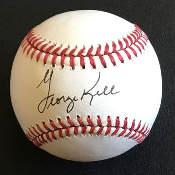 George Kell Signed Autographed Official American League OAL Baseball (SA COA)