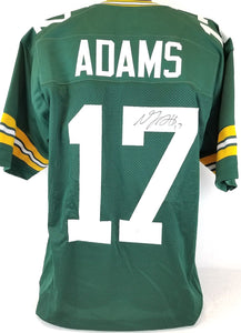 Davante Adams Signed Autographed Green Bay Packers Football Jersey (JSA COA)