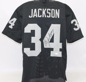 Bo Jackson Signed Autographed Oakland Raiders Football Jersey (JSA COA)