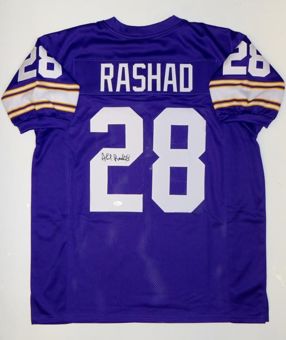 Ahmad Rashad Signed Autographed Minnesota Vikings Football Jersey (JSA COA)