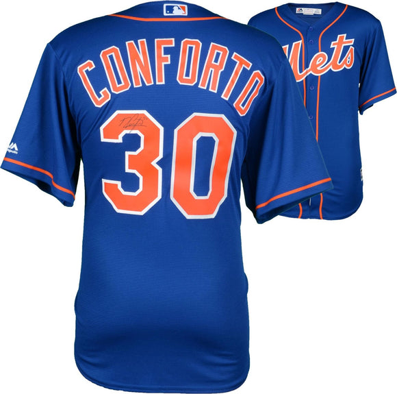 Michael Conforto Signed Autographed New York Mets Baseball Jersey (MLB Authenticated)
