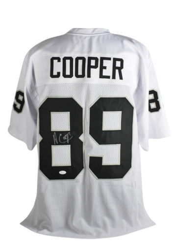 Amari Cooper Signed Autographed Oakland Raiders Football Jersey (JSA COA)