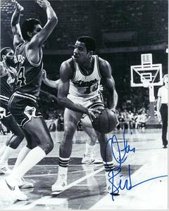 Otis Birdsong Signed Autographed Glossy 8x10 Photo Kansas City Kings (SA COA)
