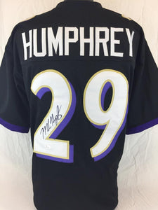 Marlon Humphrey Signed Autographed Baltimore Ravens Football Jersey (JSA COA)