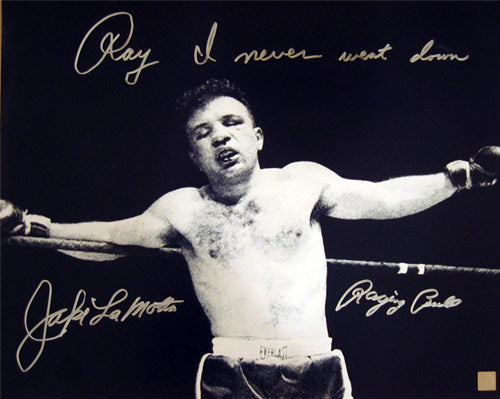 Jake LaMotta Signed Autographed 