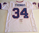 Thurman Thomas Signed Autographed Buffalo Bills Football Jersey (JSA COA)