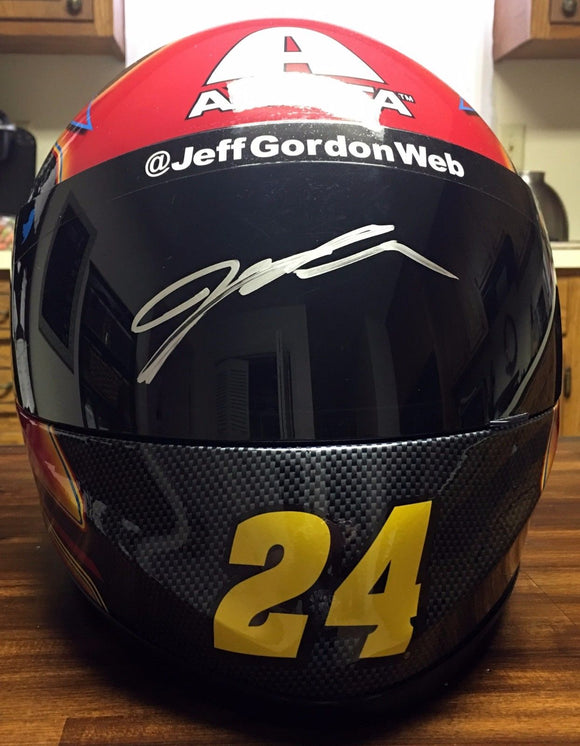 Jeff Gordon Signed Autographed Full-Sized Racing Helmet (JSA COA)