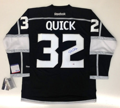 Jonathan Quick Signed Autographed Los Angeles Kings Hockey Jersey (PSA/DNA COA)